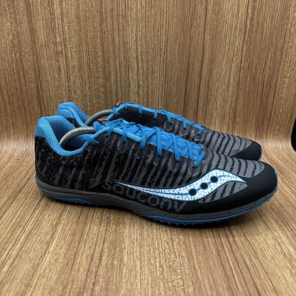 SAUCONY MEN KILKENNY XC5 SHOES Gray Blue Men’s SIZE 13 - Picture 1 of 9